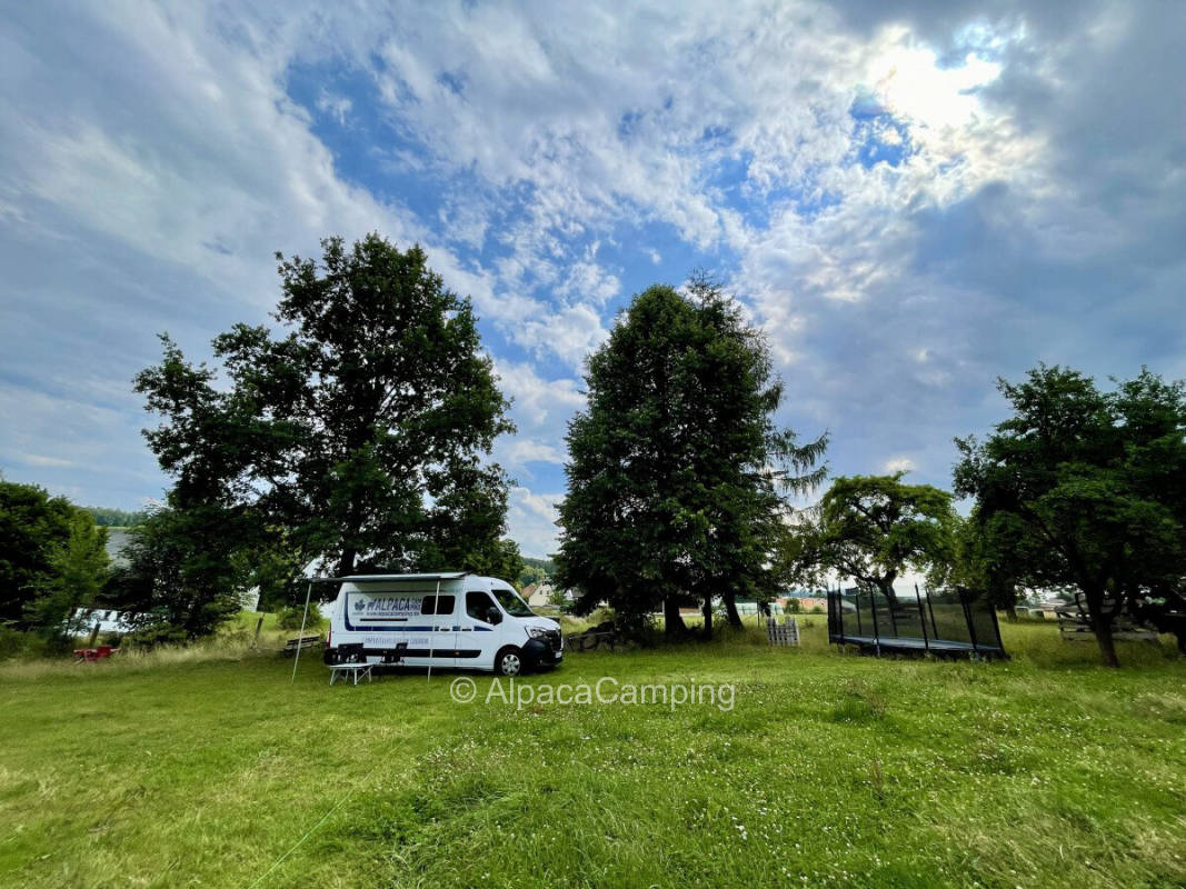 Orchard meadow in the Ore Mountains