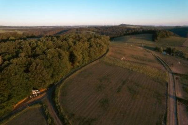 At the Meadow with Views of the Elbe Sandstone Mountains
