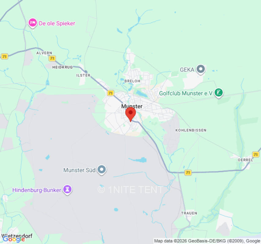 Zeltplatz in Munster