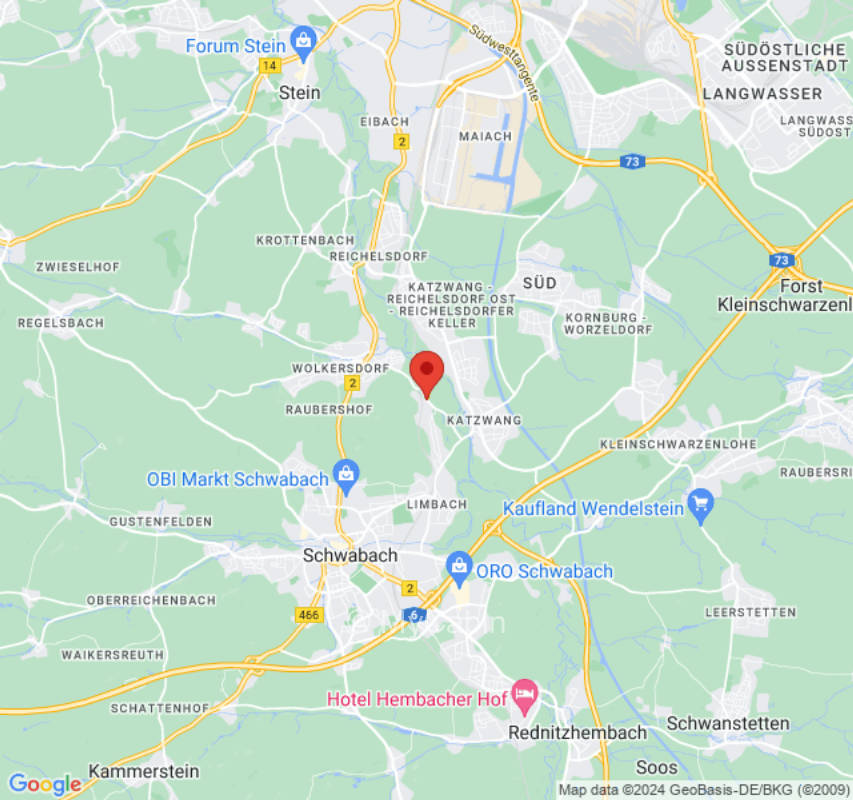 Ortsrand, gute Anbindung an den Main Donau Kanal