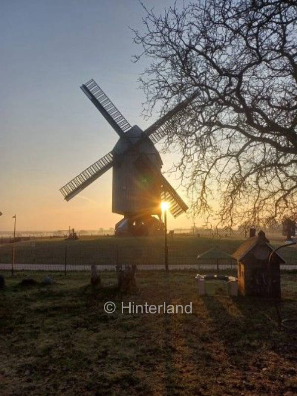 Idyllischer Platz an der Bockwindmühle in Beelitz