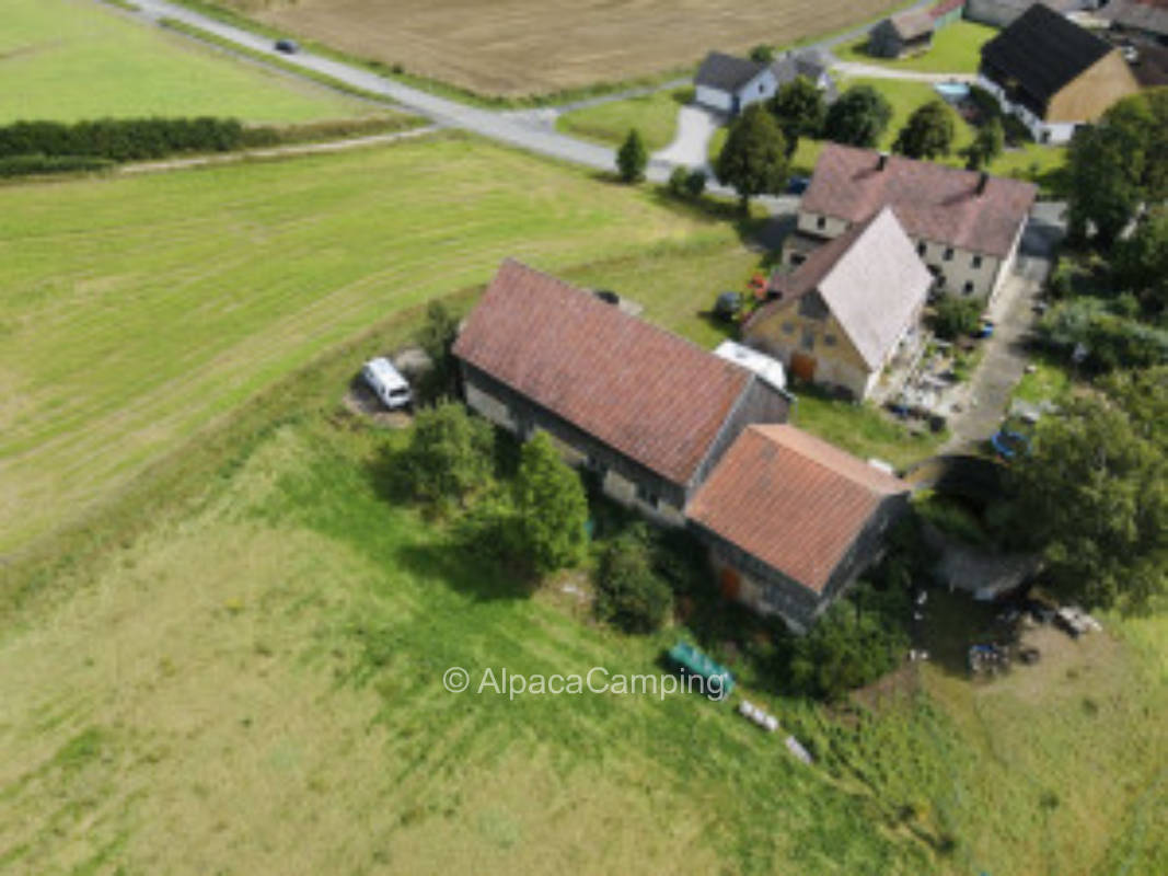 Pitch on the farm / Franconian Switzerland on the Wiesent #1