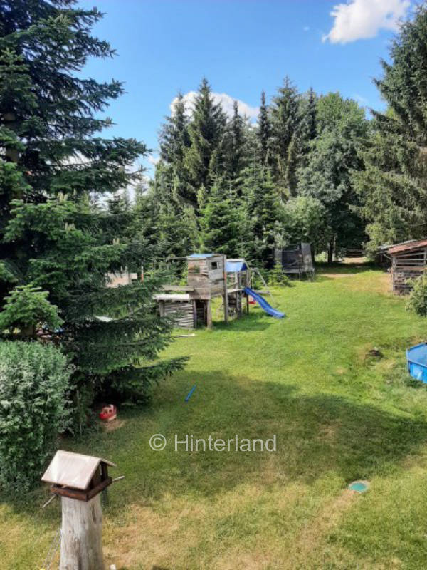 Family friendly nature vacation in the greenery by the forest