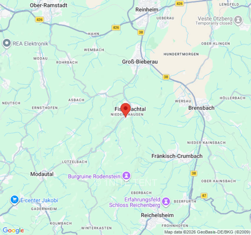 Zeltplatz in Fischbachtal