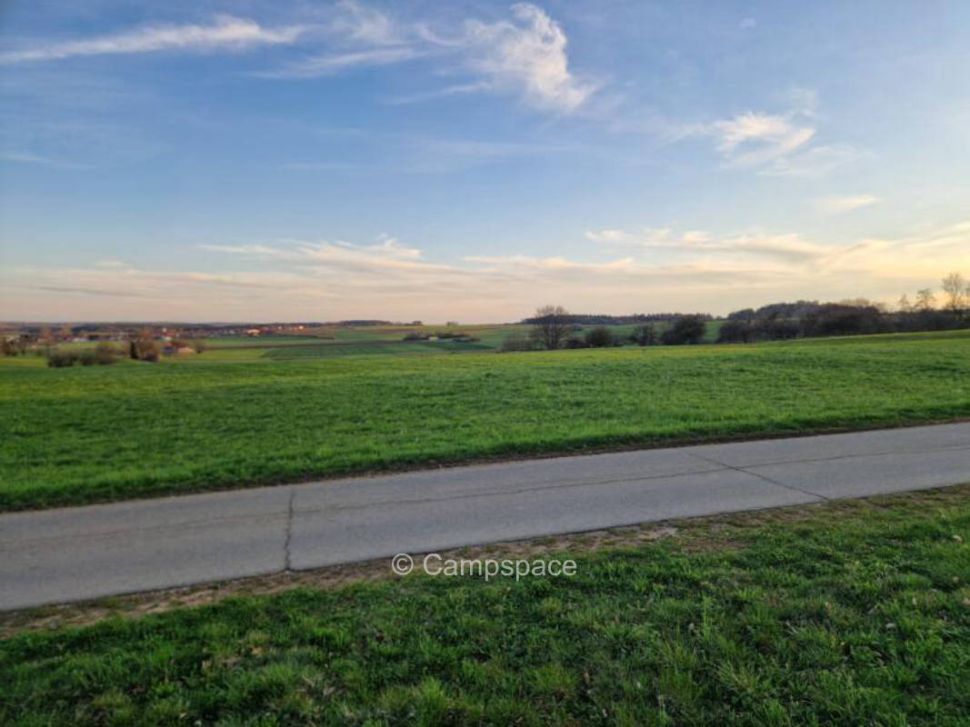 Campen am Waldrand auf der Schwäbischen Alb