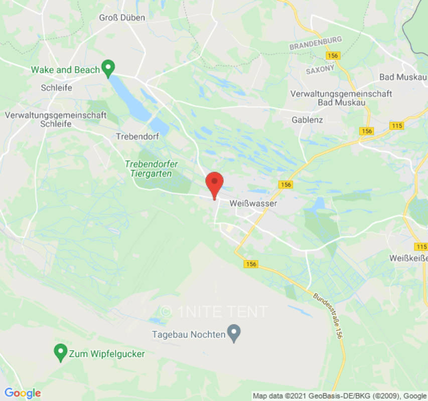 Zeltplatz in Weißwasser/Oberlausitz, privater Stellplatz