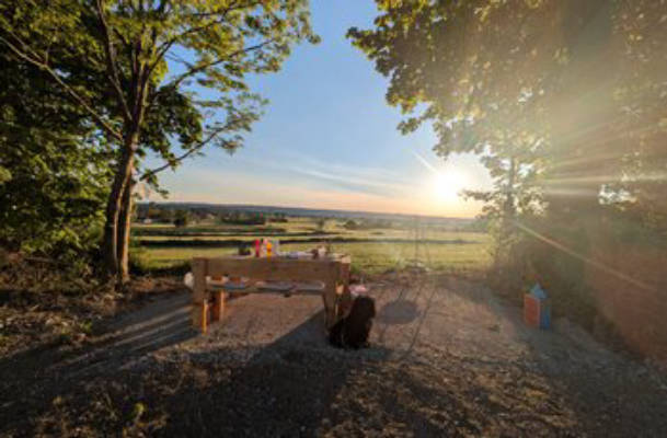Camping mit Alpenblick und idyllischer Alleinlage 