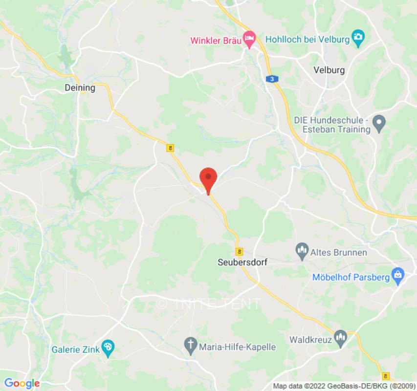 Zeltplatz in Seubersdorf in der Oberpfalz