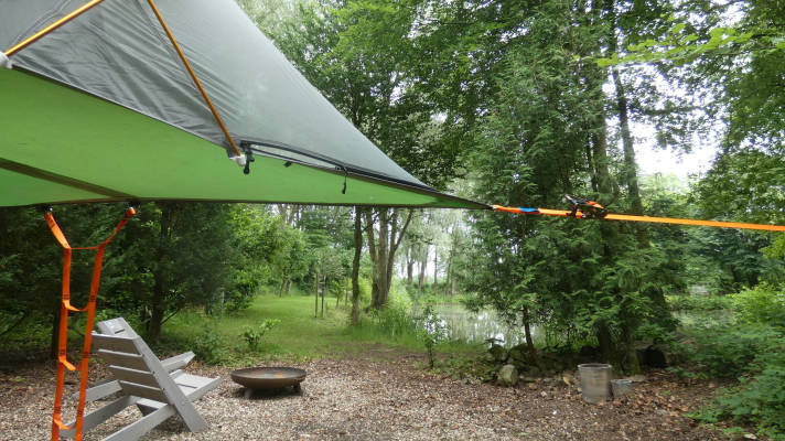 Naturoh ubernachtung im baumzelt