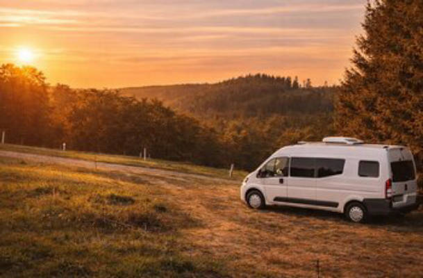 Camping in Alleinlage mit Sternenhimmel