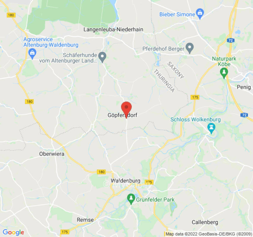 Stellplatz in Ostthüringen an der Tischlerei