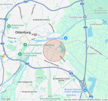 Camping site in Oldenburg