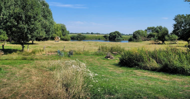 On the Weser beach near Achim