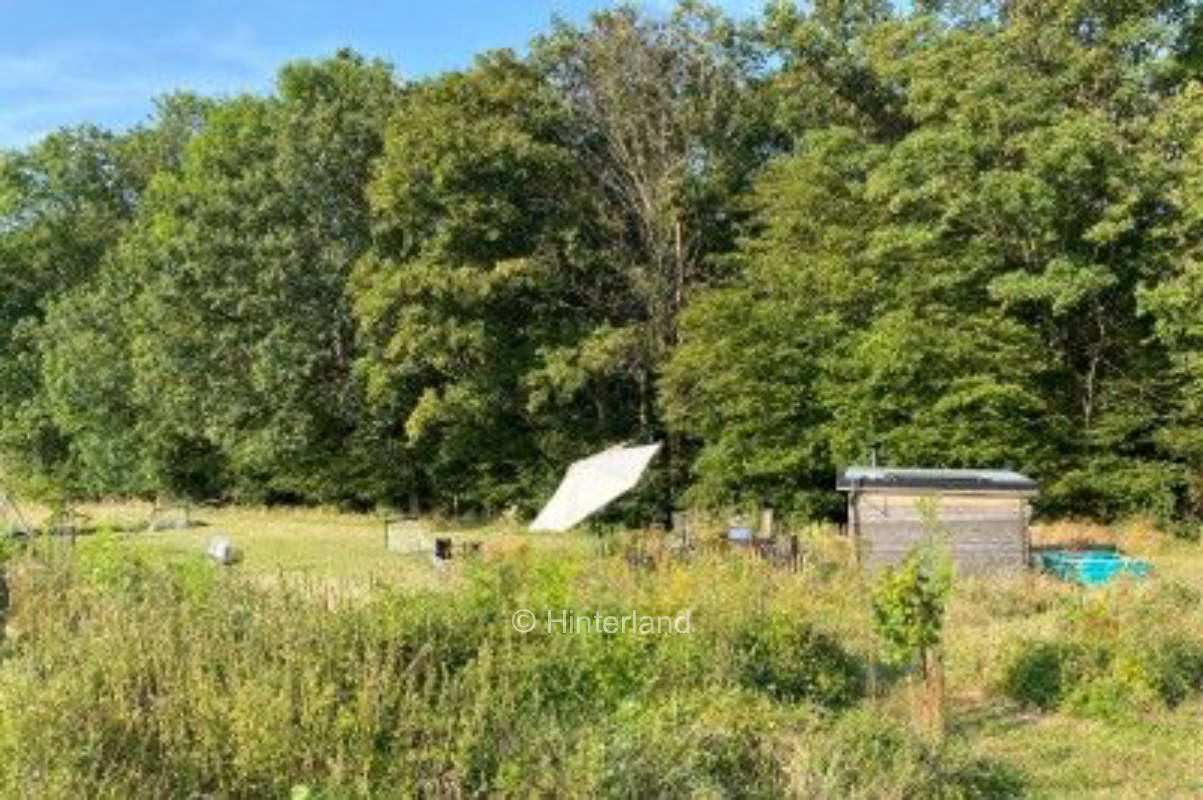 Schlafen am Waldrand  