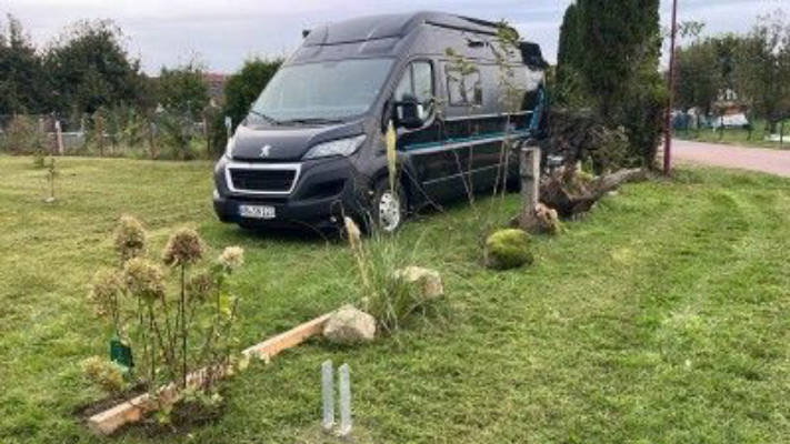 Camping spot at the Gartenreiche