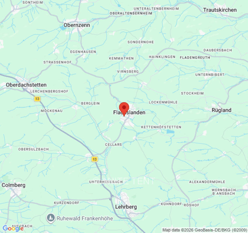 Zeltplatz in Flachslanden