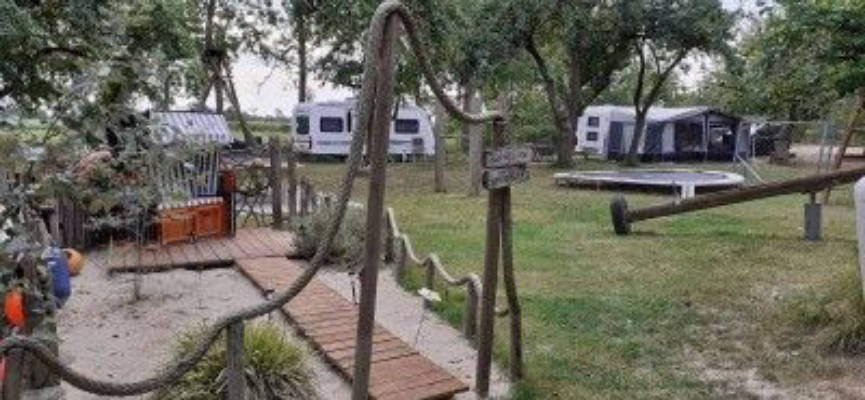 Camping on the Farm by the North Sea
