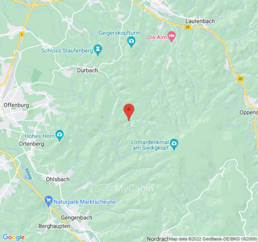 Serrerhof Stellplatz neben dem Damwildgehege