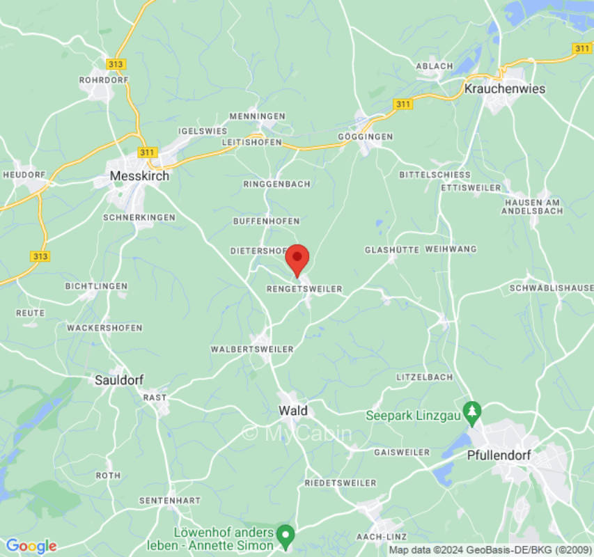 Gartenhütte voll ausgestattet, große Wiese