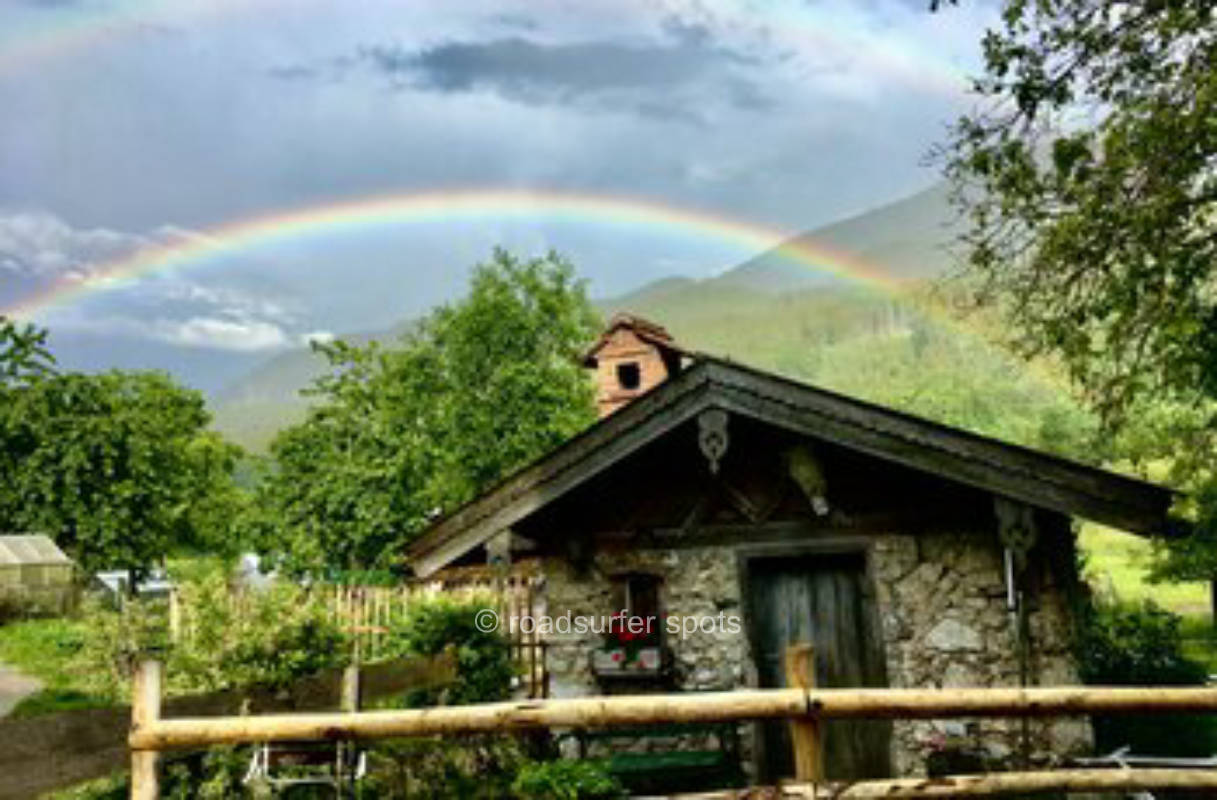 Idyllic pitch at the farm