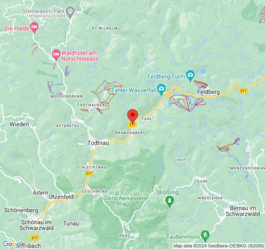 Parkplatz im Wiesental unterhalb vom Feldberg