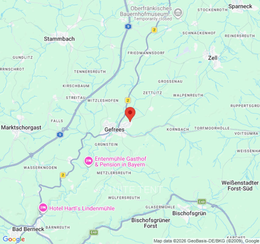 Zeltplatz in Gefrees