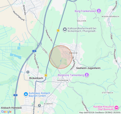 Campsite in Seeheim-Jugenheim