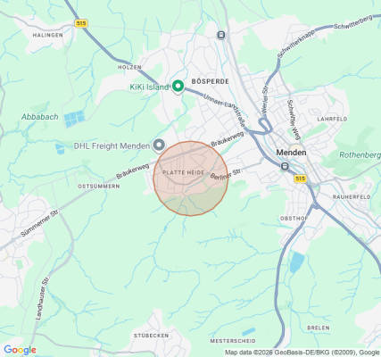 Campsite in Menden (Sauerland)