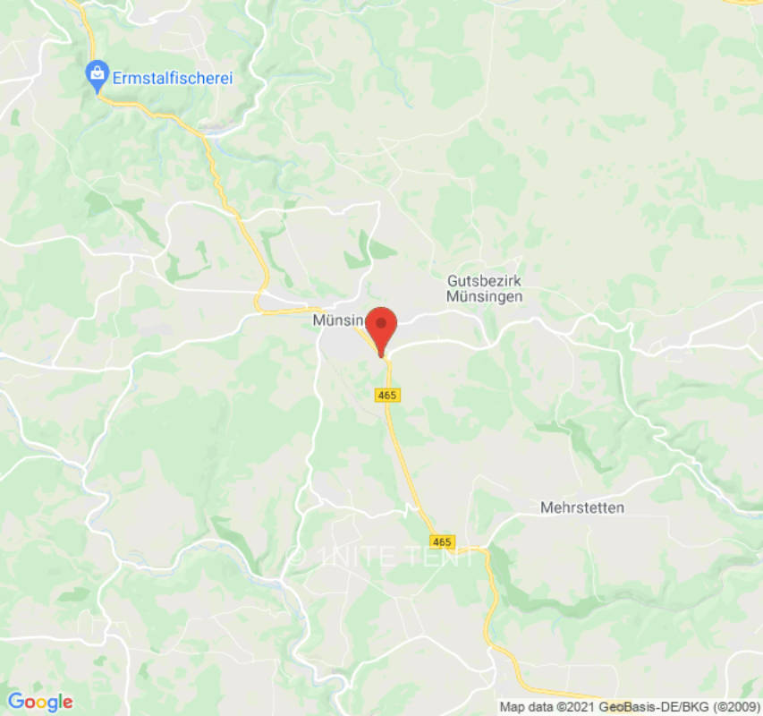 Zeltplatz in Münsingen, privater Stellplatz