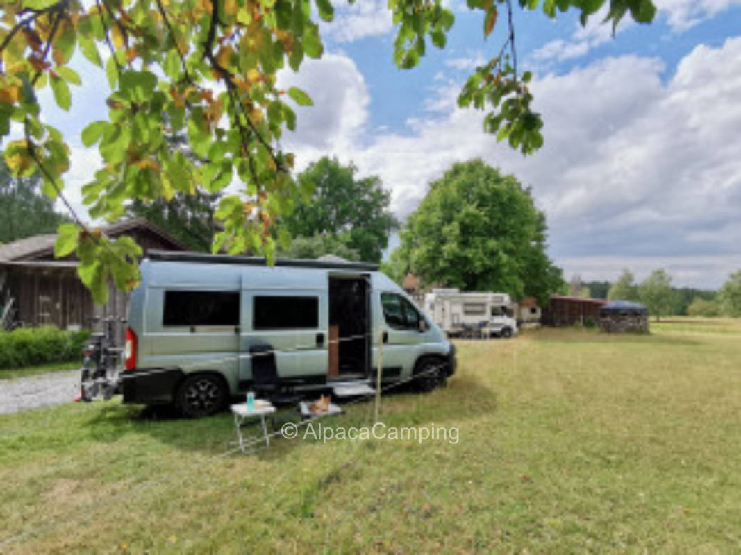 Idyllic pitch on our mountain farm #1