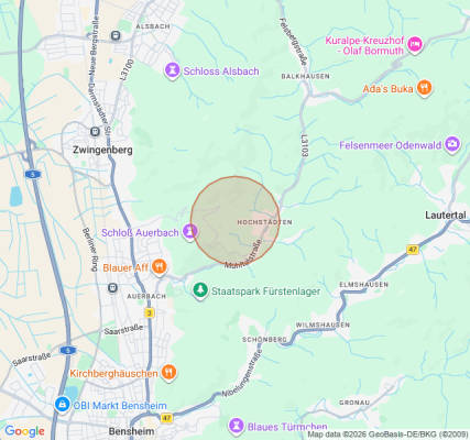 Campsite in Bensheim