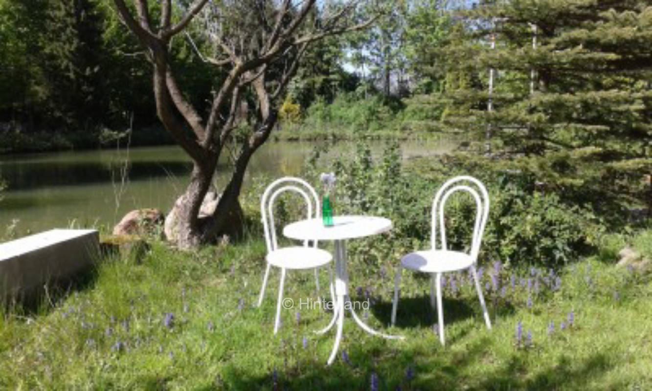 Time out at the fish pond