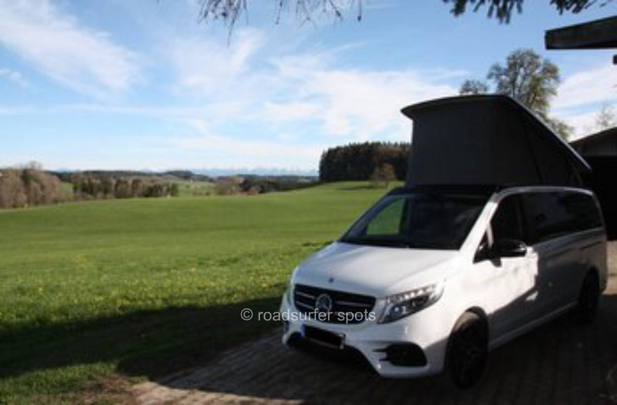 Camping mit Blick auf Nagelfluhkette 