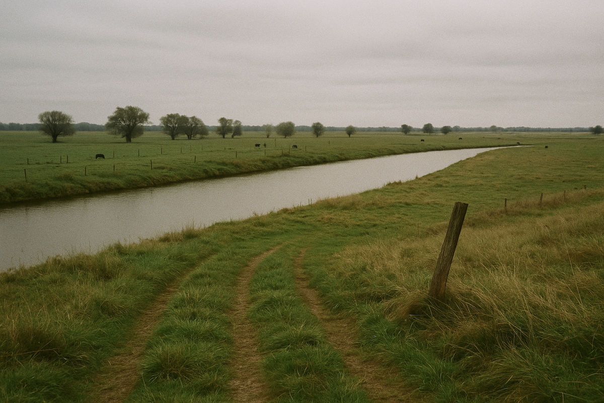 Die Mittelweser – KI-generiertes Symbolbild