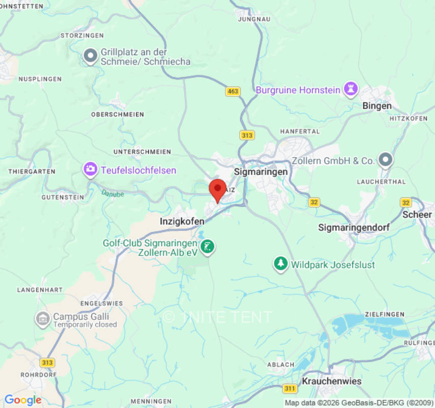 Zeltplatz in Sigmaringen