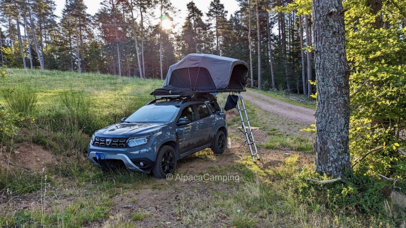 On the field with a view of the cow pasture
