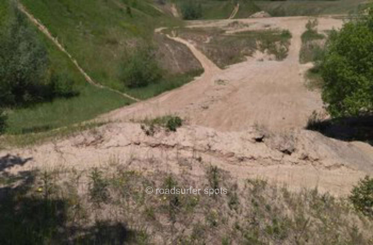 Forest pitch in Goldebee at the Moto-Cross Paradise
