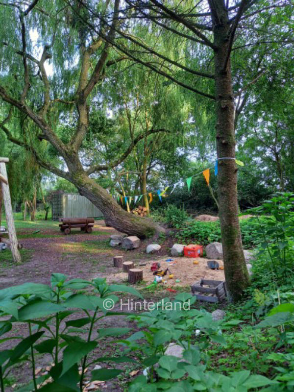 Shady place near the Baltic Sea