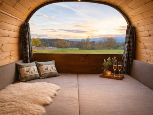 Wooden Barrel - Pure Relaxation with the Most Beautiful Mountain Views