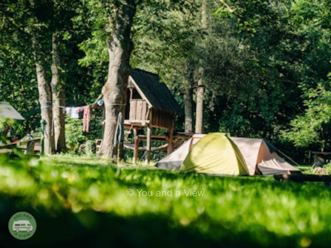 Zeltplatz an der Kanu-Mühle Wesenberg
