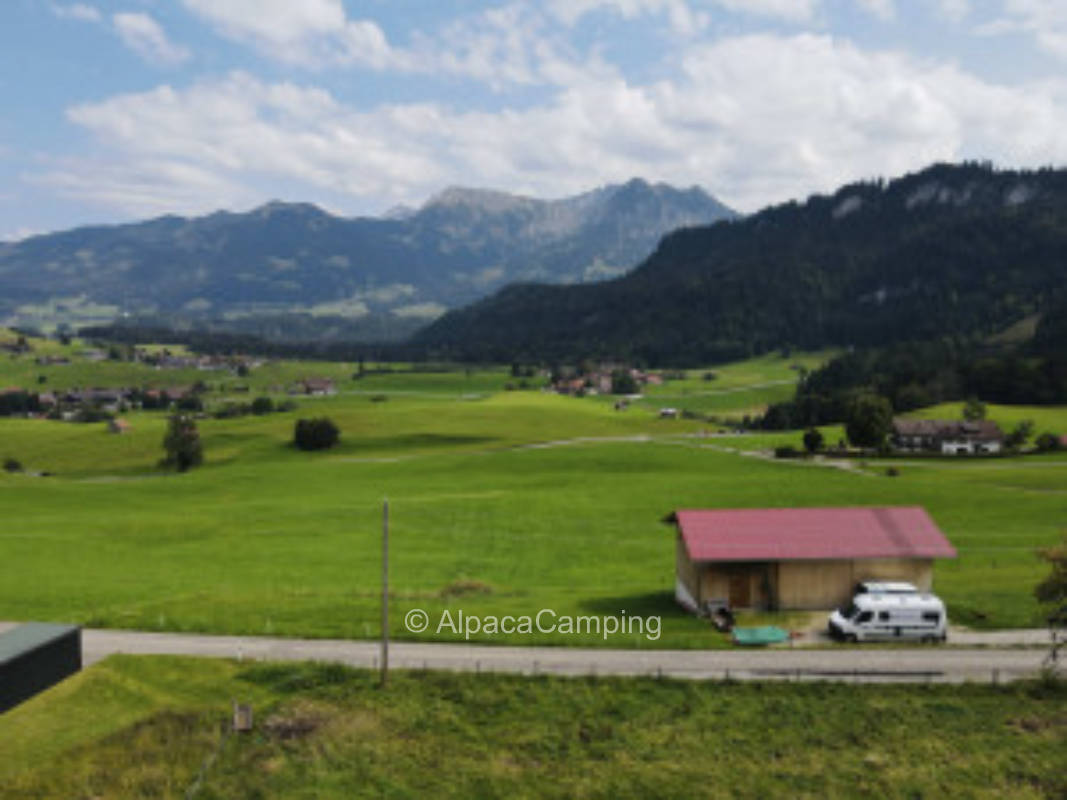 "Wildcamping" am Ortsrand im schönen Oberallgäu, privater Stellplatz