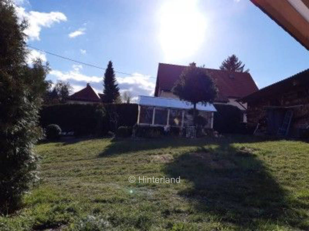 Garden idyll in the yard or meadow