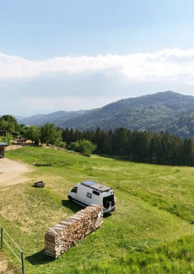 Biobauernhof mit Blick bis zum Sonntagberg