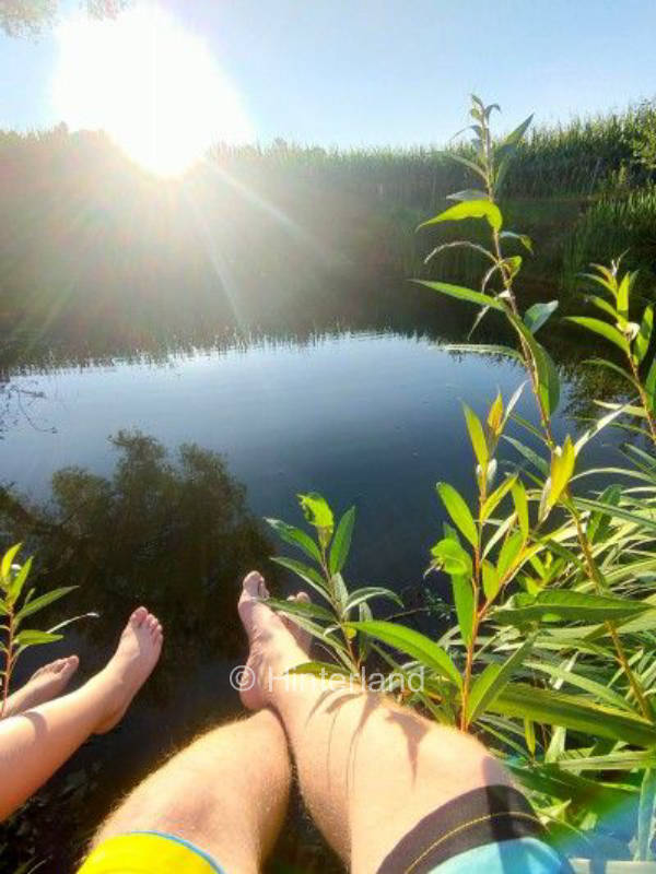 Alleinlage mitten im Grünen am Feuerlöschteich