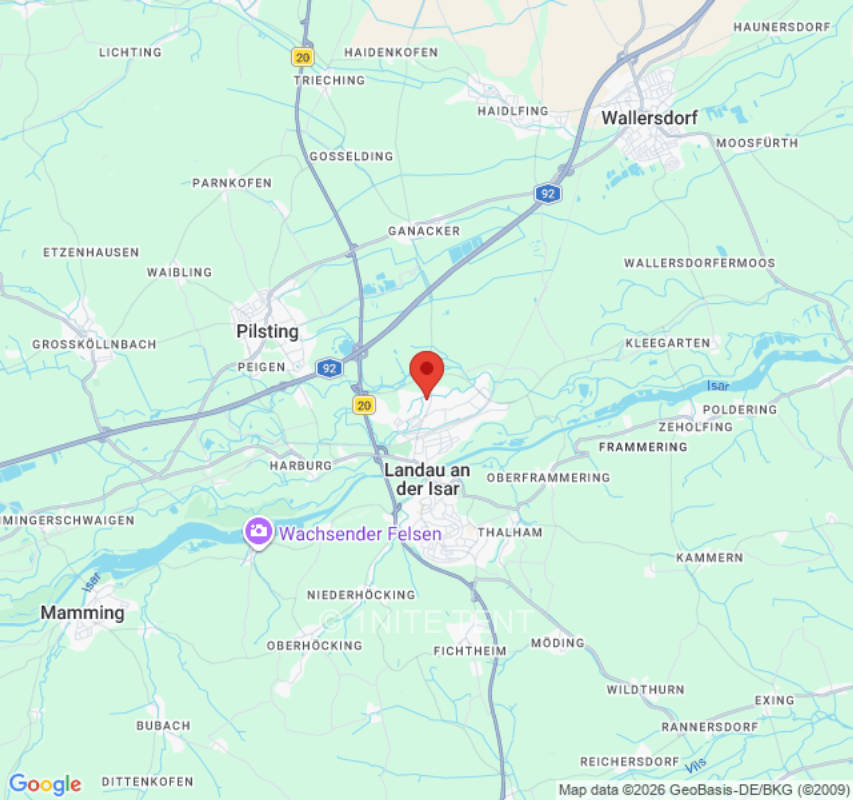 Zeltplatz in Landau an der Isar