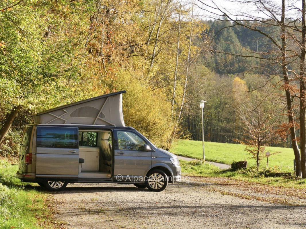 Pitch in the Odenwald village Grasellenbach OT Wahlen directly on the edge of the forest #1