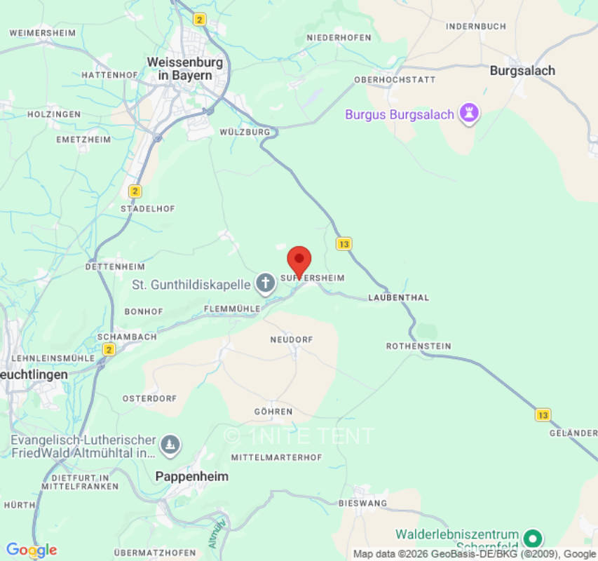 Zeltplatz in Weißenburg in Bayern