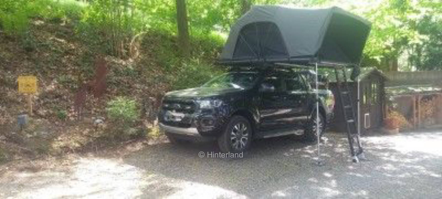 Stellplatz am Weg nahe Biggesee mit Sauna & Hütte