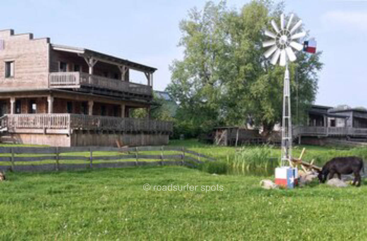 Campingplatz auf der Horse Lake Ranch