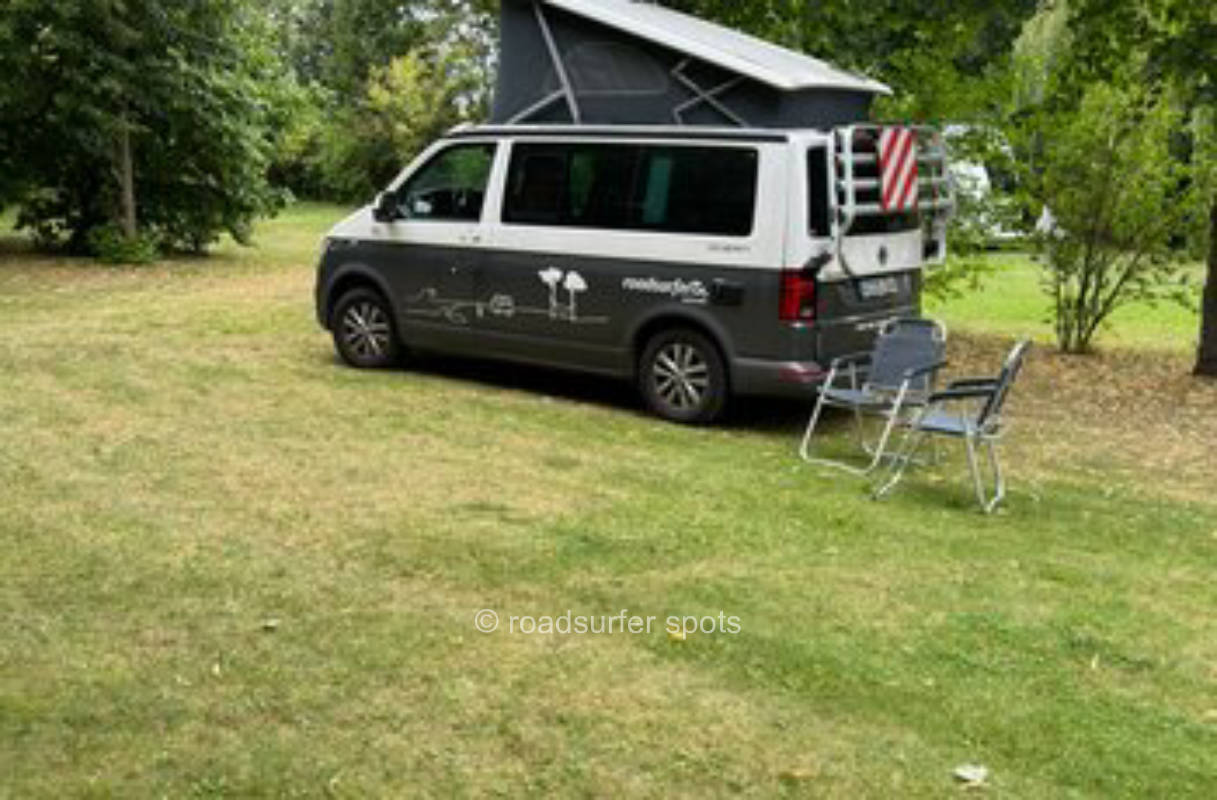 Camping auf der Tenne